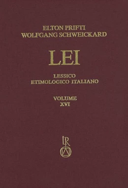 Abbildung von Prifti / Schweickard | Lessico Etimologico Italiano. Band 16 (XVI) | 1. Auflage | 2022 | beck-shop.de