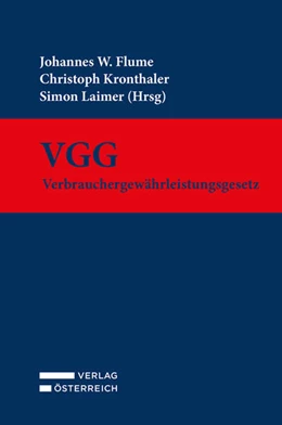 Abbildung von Flume / Kronthaler | VGG - Verbrauchergewährleistungsgesetz | 1. Auflage | 2022 | beck-shop.de