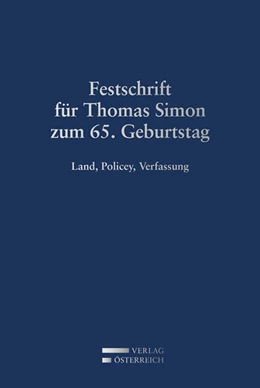 Abbildung von Kohl / Neschwara | Festschrift für Thomas Simon zum 65. Geburtstag | 1. Auflage | 2020 | beck-shop.de