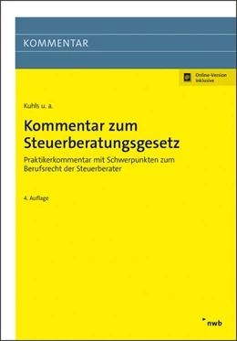 Abbildung von Kuhls / Appich | Kommentar zum Steuerberatungsgesetz (Online Version) | 4. Auflage | 2021 | beck-shop.de