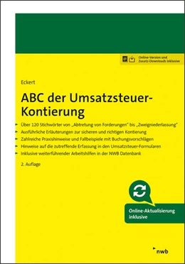 Abbildung von Eckert | ABC der Umsatzsteuer-Kontierung (Online-Version) | 2. Auflage | 2022 | beck-shop.de
