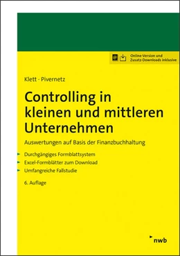Abbildung von Klett / Pivernetz | Controlling in kleinen und mittleren Unternehmen (Online Version) | 6. Auflage | 2021 | beck-shop.de