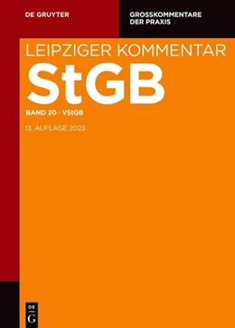 Abbildung von Esser / Ambach | Leipziger Kommentar Strafgesetzbuch: StGB, Band 20: Völkerstrafgesetzbuch: VStGB | 1. Auflage | 2023 | beck-shop.de