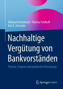 Abbildung von Achenbach / Feldhoff | Nachhaltige Vergütung von Bankvorständen | 1. Auflage | 2022 | beck-shop.de