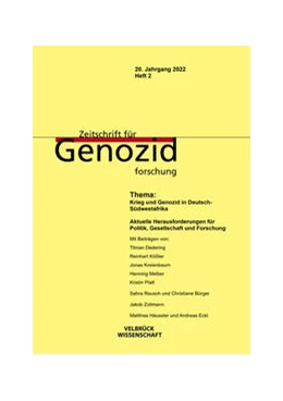 Abbildung von Eckl / Häussler | Zeitschrift für Genozidforschung. 20. Jg. 2022, Heft 2 | 1. Auflage | 2023 | beck-shop.de