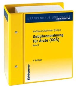 Abbildung von Hoffmann / Kleinken (Hrsg.) | Gebührenordnung für Ärzte (GOÄ) | 1. Auflage | 2024 | beck-shop.de