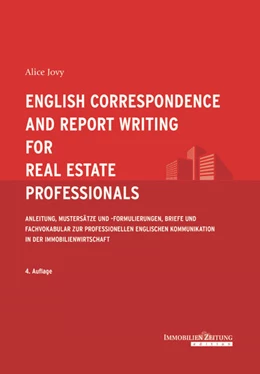 Abbildung von Jovy | English Correspondence and Report Writing for Real Estate Professionals | 4. Auflage | 2022 | beck-shop.de