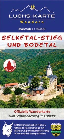 Abbildung von Harzklub e. V. / Harzer Tourismusverband | Luchs-Wanderkarte Selketal-Stieg und Bodetal | 2. Auflage | 2022 | beck-shop.de