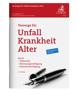 Abbildung von Vorsorge für Unfall, Krankheit, Alter | 21. Auflage | 2023 | beck-shop.de