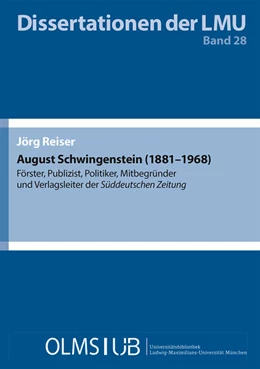 Abbildung von Reiser | August Schwingenstein (1881-1968) | 1. Auflage | 2018 | 28 | beck-shop.de