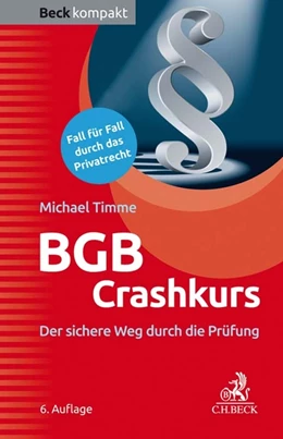 Abbildung von Timme | BGB Crashkurs | 6. Auflage | 2021 | beck-shop.de