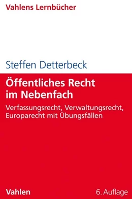 Abbildung von Detterbeck | Öffentliches Recht im Nebenfach | 6. Auflage | 2021 | beck-shop.de