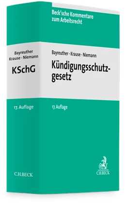 Abbildung von Bayreuther / Krause | Kündigungsschutzgesetz: KSchG | 17. Auflage | 2026 | Band 2 | beck-shop.de