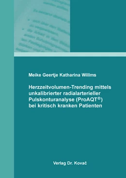 Abbildung von Willms | Herzzeitvolumen-Trending mittels unkalibrierter radialarterieller Pulskonturanalyse (ProAQT®) bei kritisch kranken Patienten | 1. Auflage | 2022 | 103 | beck-shop.de