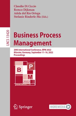 Abbildung von Di Ciccio / Dijkman | Business Process Management | 1. Auflage | 2022 | beck-shop.de