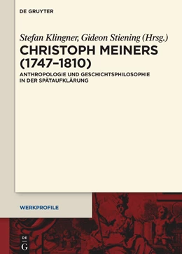 Abbildung von Klingner / Stiening | Christoph Meiners (1747-1810) | 1. Auflage | 2024 | beck-shop.de