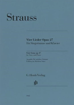Abbildung von Oppermann | Strauss, Richard - Vier Lieder op. 27 | 1. Auflage | 2022 | beck-shop.de