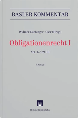 Abbildung von Widmer Lüchinger / Oser | Art. 1-529 OR
 | 8. Auflage | 2025 | beck-shop.de