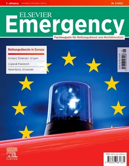 Abbildung von Flake / Gollwitzer | Elsevier Emergency. Rettungsdienst in Europa. 5/2022 | 1. Auflage | 2022 | beck-shop.de