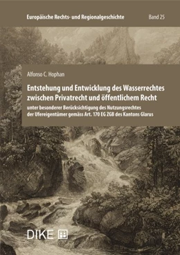 Abbildung von Hophan | Entstehung und Entwicklung des Wasserrechtes zwischen Privatrecht und öffentlichem Recht | | 2022 | beck-shop.de