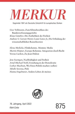 Abbildung von Demand / Knörer | MERKUR Gegründet 1947 als Deutsche Zeitschrift für europäisches Denken - 2022 - 04 | 1. Auflage | 2022 | beck-shop.de