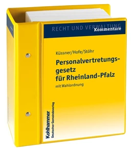 Abbildung von Küssner / Hofe | Personalvertretungsgesetz Rheinland-Pfalz | 1. Auflage | 2023 | beck-shop.de