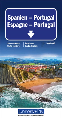 Abbildung von Hallwag Kümmerly+Frey AG | Kümmerly+Frey Strassenkarte Spanien, Portugal 1:1 Mio. | 3. Auflage | 2022 | beck-shop.de