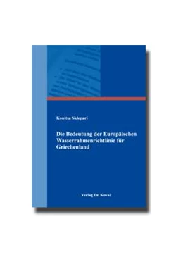 Abbildung von Sklepari | Die Bedeutung der Europäischen Wasserrahmenrichtlinie für Griechenland | 1. Auflage | 2022 | 76 | beck-shop.de