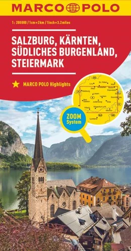 Abbildung von Marco Polo Verlag | MARCO POLO Regionalkarte Österreich 02 Salzburg, Kärnten, Steiermark 1:200.000 | 7. Auflage | 2023 | beck-shop.de