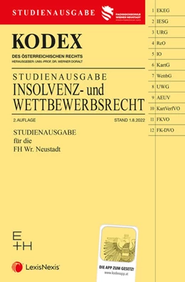 Abbildung von Doralt | KODEX Insolvenz- und Wettbewerbsrecht 2022 - inkl. App | 2. Auflage | 2022 | beck-shop.de