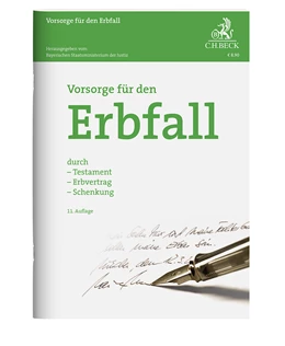 Abbildung von Vorsorge für den Erbfall | 11. Auflage | 2025 | beck-shop.de