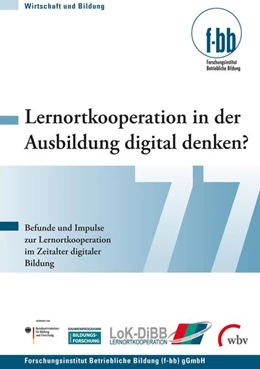 Abbildung von Kretschmer / Pfeiffer | Lernortkooperation in der Ausbildung digital denken? | 77. Auflage | 2022 | beck-shop.de