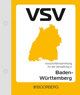 Abbildung von Vorschriftensammlung für die Verwaltung in Baden-Württemberg – VSV | 1. Auflage | 2025 | beck-shop.de