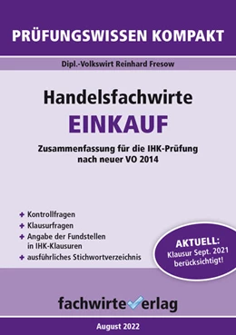 Abbildung von Fresow | Handelsfachwirte: Einkauf | 1. Auflage | 2022 | beck-shop.de