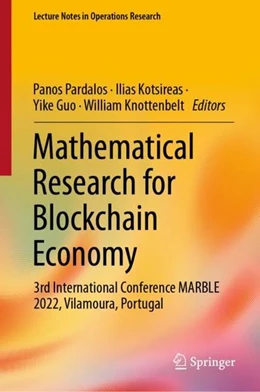 Abbildung von Pardalos / Kotsireas | Mathematical Research for Blockchain Economy | 1. Auflage | 2023 | beck-shop.de