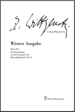 Abbildung von Wittgenstein / Nedo | Zettelsammlung aus den Synopsen der Manuskriptbände I bis X | 1. Auflage | 2023 | 10.1 | beck-shop.de