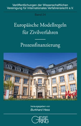 Abbildung von Hess | Europäische Modellregeln für Zivilverfahren – Prozessfinanzierung | 1. Auflage | 2022 | 24 | beck-shop.de