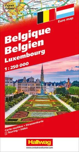 Abbildung von Hallwag Kümmerly+Frey AG | Hallwag Strassenkarte Belgien 1:250.000 | 4. Auflage | 2022 | beck-shop.de