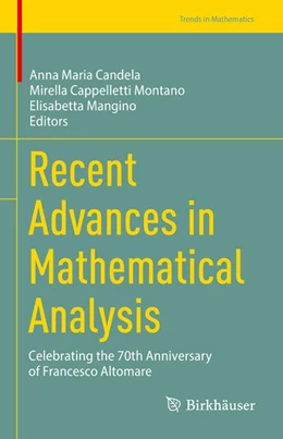 Abbildung von Candela / Cappelletti Montano | Recent Advances in Mathematical Analysis | 1. Auflage | 2023 | beck-shop.de