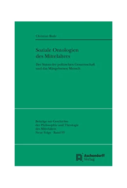 Abbildung von Rode | Soziale Ontologien des Mittelalters | 1. Auflage | 2022 | 93 | beck-shop.de