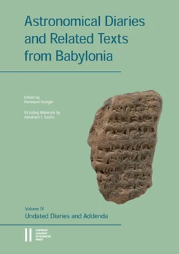 Abbildung von Hunger | Astronomical Diaries and Related Texts from Babylonia | 1. Auflage | 2022 | 545 | beck-shop.de