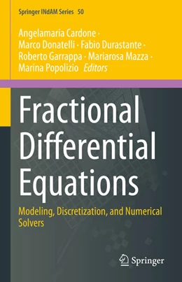 Abbildung von Cardone / Donatelli | Fractional Differential Equations | 1. Auflage | 2023 | beck-shop.de