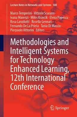 Abbildung von Temperini / Scarano | Methodologies and Intelligent Systems for Technology Enhanced Learning, 12th International Conference | 1. Auflage | 2022 | beck-shop.de