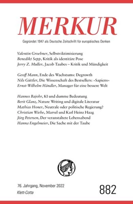 Abbildung von Demand / Knörer | MERKUR Gegründet 1947 als Deutsche Zeitschrift für europäisches Denken - 11/2022 | 1. Auflage | 2022 | beck-shop.de