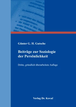 Abbildung von Gutsche | Beiträge zur Soziologie der Persönlichkeit | 1. Auflage | 2023 | 12 | beck-shop.de