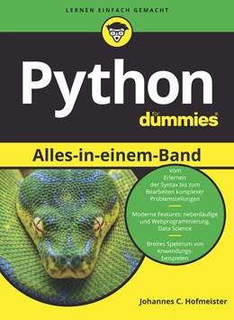 Abbildung von Hofmeister / Schneider | Python für Dummies Alles-in-einem-Band | 1. Auflage | 2025 | beck-shop.de