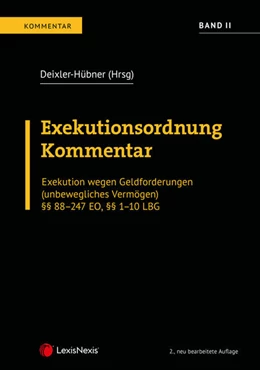 Abbildung von Deixler-Hübner / Binder | Exekutionsordnung - Kommentar Band 2 | 2. Auflage | 2023 | beck-shop.de