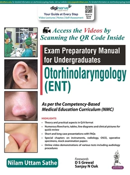 Abbildung von Sathe | Exam Preparatory Manual for Undergraduates: Otorhinolaryngology (ENT) | 1. Auflage | 2022 | beck-shop.de