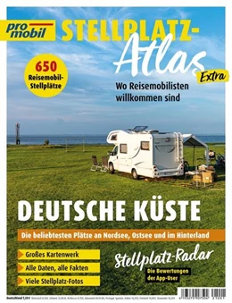 Abbildung von promobil Stellplatz Atlas Extra - Deutsche Küste | 1. Auflage | 2023 | beck-shop.de
