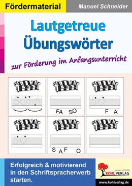 Abbildung von Schneider | Lautgetreue Übungswörter zur Förderung im Anfangsunterricht | 1. Auflage | 2022 | beck-shop.de
